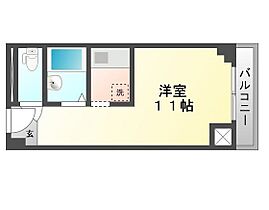 岡山県岡山市北区田町1丁目（賃貸マンション1K・7階・25.82㎡） その2