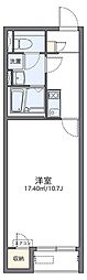 レオネクストグレース三野 1Kの間取図画像