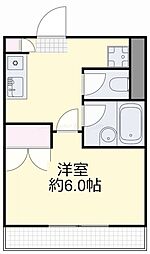 リアライズ門田屋敷 1Kの間取図画像