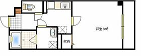 岡山県岡山市北区東古松2丁目（賃貸マンション1K・6階・27.29㎡） その2