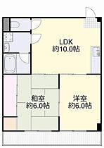 岡山県岡山市北区東島田町1丁目（賃貸マンション2LDK・4階・46.20㎡） その2