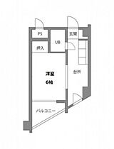 岡山県岡山市北区伊福町4丁目（賃貸マンション1K・2階・23.76㎡） その2