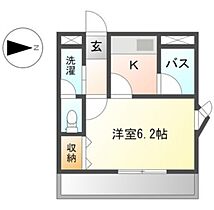 岡山県岡山市北区庭瀬（賃貸アパート1K・2階・20.70㎡） その2