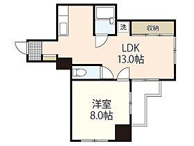 岡山県岡山市北区大供2丁目（賃貸マンション1LDK・4階・52.16㎡） その2