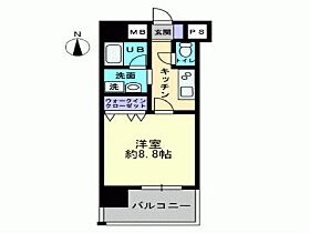 岡山県岡山市北区高柳西町（賃貸マンション1K・2階・27.81㎡） その2