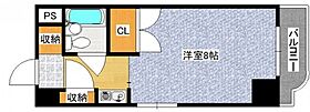 岡山県岡山市北区大供2丁目（賃貸マンション1K・4階・20.82㎡） その2