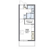 岡山県岡山市北区奥田西町（賃貸アパート1K・2階・23.18㎡） その2