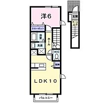 岡山県岡山市東区瀬戸町下（賃貸アパート1LDK・2階・42.37㎡） その2