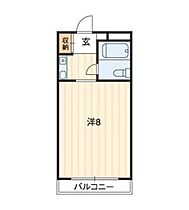 岡山県岡山市北区清心町（賃貸マンション1K・4階・18.43㎡） その2