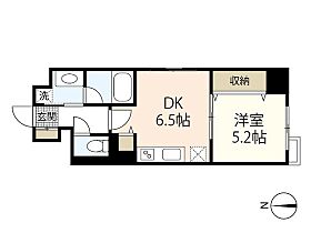 岡山県岡山市北区東古松4丁目（賃貸マンション1DK・3階・32.40㎡） その2