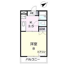 岡山県岡山市南区大福（賃貸マンション1K・2階・25.12㎡） その2