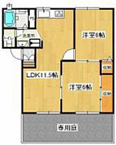 岡山県岡山市南区泉田1丁目（賃貸アパート2LDK・1階・50.41㎡） その2