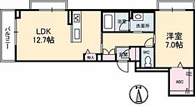 岡山県倉敷市中庄（賃貸マンション1LDK・2階・51.41㎡） その2