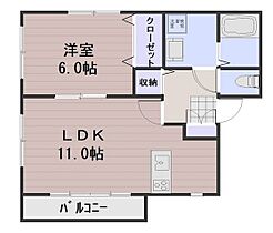 岡山県岡山市北区下伊福本町（賃貸アパート1LDK・1階・39.51㎡） その2