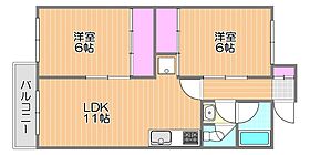 岡山県岡山市中区浜（賃貸アパート2LDK・1階・46.08㎡） その2