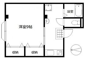 岡山県岡山市北区富町1丁目（賃貸マンション1K・4階・30.00㎡） その2