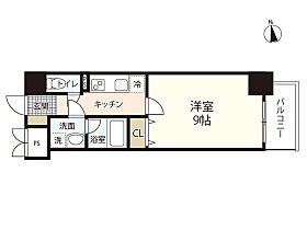 岡山県岡山市北区奉還町2丁目（賃貸マンション1K・2階・30.69㎡） その2