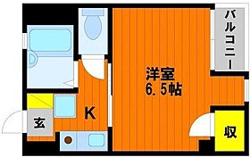 岡山県岡山市北区西崎1丁目（賃貸アパート1K・3階・21.80㎡） その2