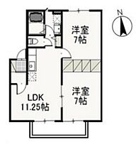 岡山県岡山市中区神下（賃貸アパート2LDK・2階・54.65㎡） その2