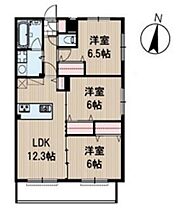 岡山県岡山市北区久米（賃貸マンション3LDK・1階・67.90㎡） その2