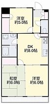 岡山県岡山市中区円山（賃貸マンション3LDK・3階・55.89㎡） その2