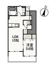 岡山県岡山市北区撫川（賃貸アパート1LDK・1階・47.51㎡） その2