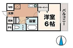 ル・シィエル  ｜ 兵庫県神戸市垂水区天ノ下町（賃貸マンション1K・1階・22.90㎡） その2