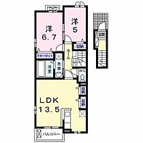 兵庫県神戸市垂水区名谷町（賃貸アパート2LDK・2階・62.50㎡） その2