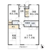 兵庫県神戸市垂水区桃山台４丁目（賃貸マンション3LDK・2階・61.20㎡） その2