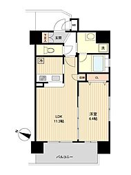 ノーブルプレイス北四番丁 5階1LDKの間取り