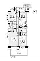 錦町パークホームズ 104 ｜ 宮城県仙台市青葉区錦町2丁目1-24（賃貸マンション3LDK・1階・80.20㎡） その2