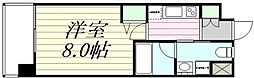 ザ・ブリスフルフォート仙台駅東 1Kの間取図画像