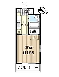 ホワイトハイツ 1Kの間取図画像