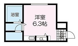 アーバン上杉 ワンルームの間取図画像