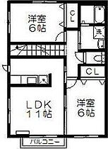 ウィステリア 202 ｜ 宮城県仙台市宮城野区新田1丁目9-21（賃貸アパート2LDK・2階・60.02㎡） その2