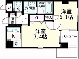 brandztomizawaT_ 1LDKの間取図画像