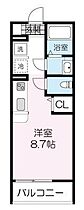 Chatnoir  ｜ 宮城県仙台市青葉区小田原6丁目4番4号（賃貸アパート1R・3階・20.40㎡） その2