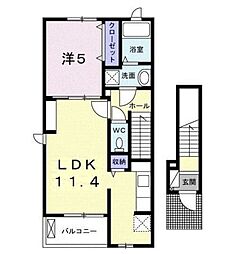 間取図画像 1LDK
