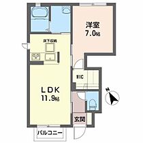 宮城県富谷市成田4丁目18-16（賃貸アパート1LDK・1階・45.07㎡） その2