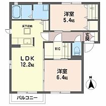 宮城県仙台市青葉区桜ケ丘5丁目19-14（賃貸アパート2LDK・2階・58.10㎡） その2