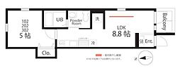 京急鶴見駅 10.2万円