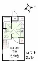 神奈川県横浜市神奈川区栗田谷（賃貸アパート1K・1階・20.06㎡） その2