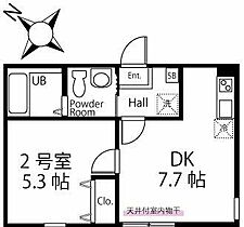 神奈川県横浜市西区東ケ丘（賃貸アパート1LDK・1階・30.04㎡） その2