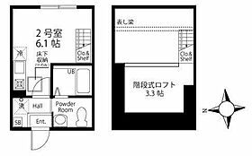 神奈川県横浜市神奈川区神大寺4丁目（賃貸アパート1R・1階・16.67㎡） その2