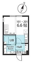 神奈川県横浜市南区八幡町（賃貸アパート1R・1階・17.99㎡） その2