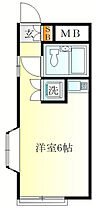 神奈川県横浜市港北区仲手原2丁目（賃貸アパート1R・1階・16.91㎡） その2