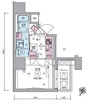 神奈川県横浜市鶴見区生麦1丁目（賃貸マンション1K・6階・21.13㎡） その2