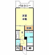 神奈川県横浜市港北区綱島東2丁目（賃貸マンション1K・1階・29.50㎡） その2