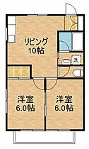 神奈川県横浜市神奈川区松見町4丁目（賃貸アパート2LDK・2階・44.62㎡） その2