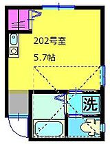 神奈川県横浜市神奈川区西寺尾3丁目（賃貸アパート1R・2階・15.51㎡） その2